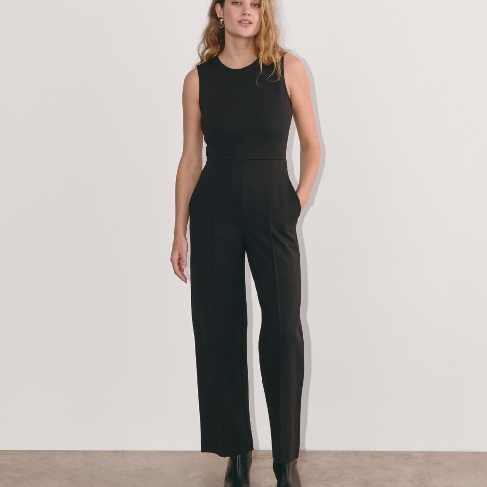 Everlane Women's Dream Jumpsuit in Black, Size Extra Small, Cotton